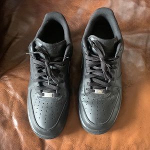 Black Air Force 1s Size 11 Men’s